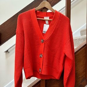 H&M knit sweater cardigan